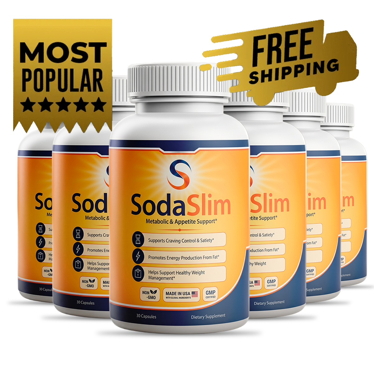 SodaSlim 6 Bottles package