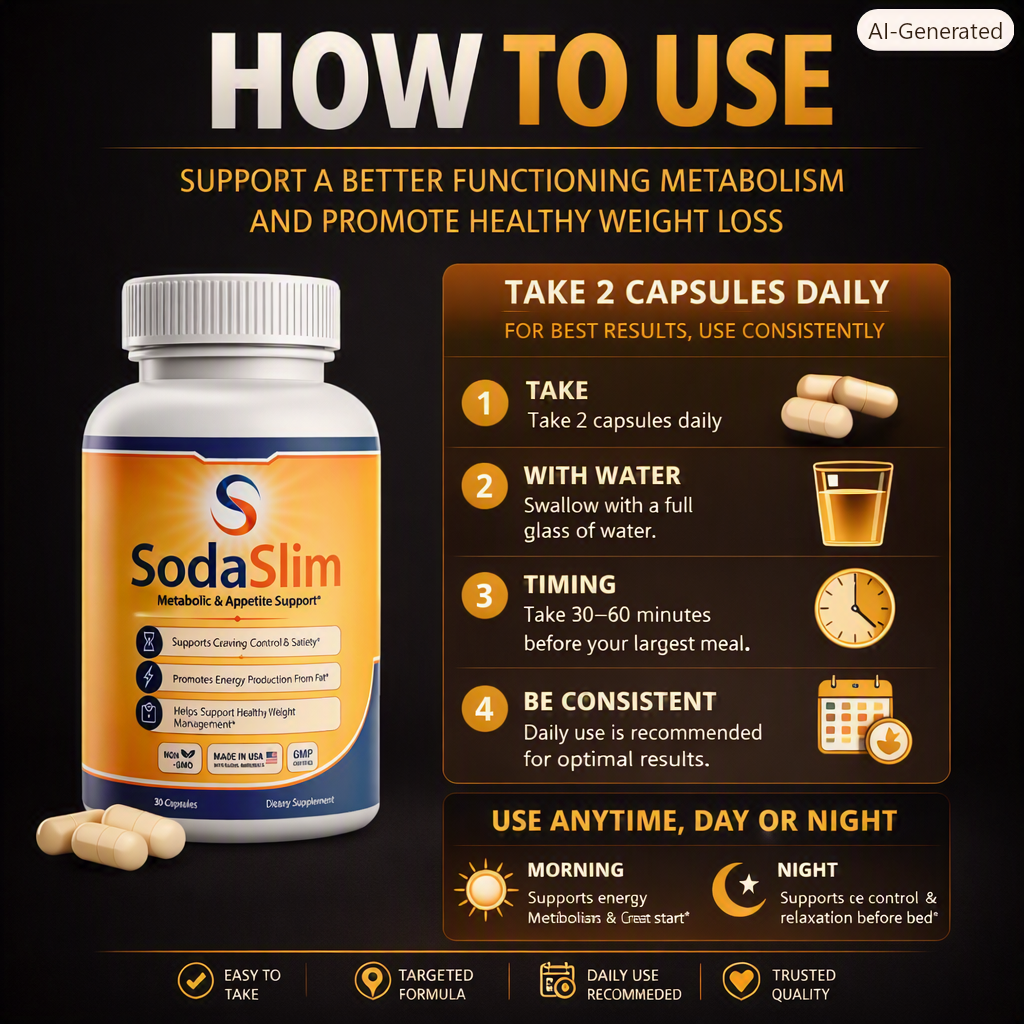 How to take SodaSlim capsules correctly