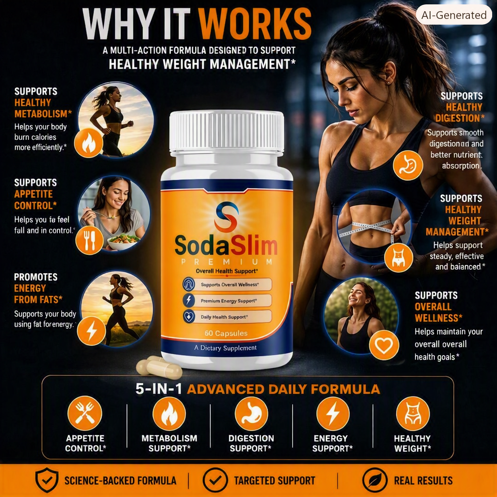 How SodaSlim works to support metabolism, fat burning and appetite control